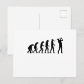 ゴルフ EVOLUTION ゴルフウェア レディース メンズ キッズ ポストカード (正面/裏面)