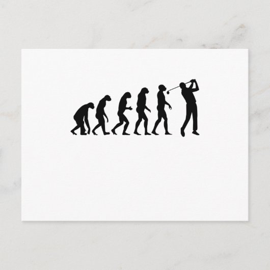 ゴルフ EVOLUTION ゴルフウェア レディース メンズ キッズ ポストカード (正面)