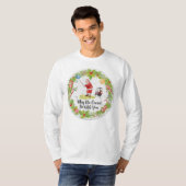 ゴルフ May the course be with you クリスマス テーマ Tシャツ (正面フル)