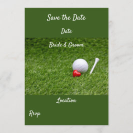 ゴルフ Save the date 招待状