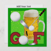 ゴルフ – SRF 招待状 (正面/裏面)