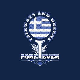 ゴルフGREECE父マザーチームリーグTシャツ Tシャツ