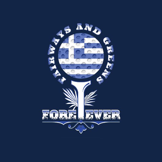 ゴルフGREECE父マザーチームリーグTシャツ Tシャツ