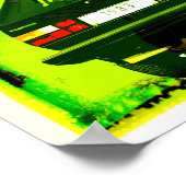 ゴルフGTi MkIグリーン ポスター (角)