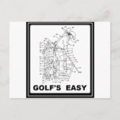 ゴルフIS簡単 ポストカード (正面)