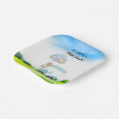 ゴルフIt's Boy for Baby Shower ペーパープレート (傾斜あり)