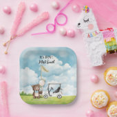 ゴルフIt's Boy for Baby Shower ペーパープレート (パーティー)