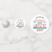 ゴルフPAR-TEE 1stバースデーフォト コンフェッティ (正面)