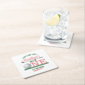 ゴルフPAR-TEE 1st誕生日 スクエアペーパーコースター (インサイチュ)