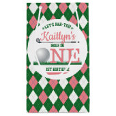 ゴルフPAR-TEE 1st誕生日 スモールペーパーバッグ (裏面)