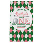 ゴルフPAR-TEE 1st誕生日 スモールペーパーバッグ (正面)