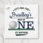 ゴルフPAR-TEE 1st誕生日 フェイバータグ (正面)