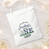 ゴルフPAR-TEE 1st誕生日 フェイバーバッグ (クリップ留めされた状態)