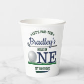 ゴルフPAR-TEE 1st誕生日 紙コップ (裏面)
