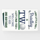 ゴルフPAR-TEE 2nd誕生日へようこそ 横断幕 (横)