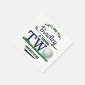 ゴルフPAR-TEE 2nd誕生日 スタンダードカクテルナプキン (角)