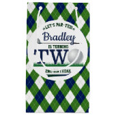 ゴルフPAR-TEE 2nd誕生日 スモールペーパーバッグ (正面)