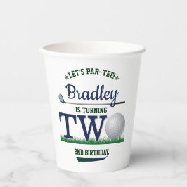 ゴルフPAR-TEE 2nd誕生日 紙コップ