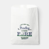 ゴルフPAR-TEE 4th誕生日 フェイバーバッグ (正面)