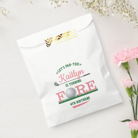ゴルフPAR-TEE 4th誕生日 フェイバーバッグ (封をした状態)