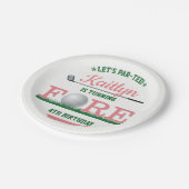 ゴルフPAR-TEE 4th誕生日 ペーパープレート (アングル)