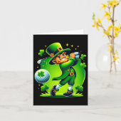 ゴルフSt patricks dayゴルフアイリッシュゴルフ カード (黄色い花)