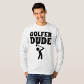 ゴルフTシャツゴルファー男性へダード Tシャツ (正面フル)