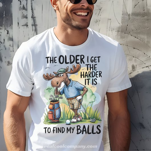 ゴルフTシャツ 面白い ボールが見つからない Tシャツ