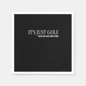 ゴルフT用ゴルフTシャツおもしろいだ スタンダードカクテルナプキン (正面)