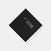 ゴルフT用ゴルフTシャツおもしろいだ スタンダードカクテルナプキン (角)