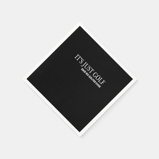 ゴルフT用ゴルフTシャツおもしろいだ スタンダードカクテルナプキン (角)