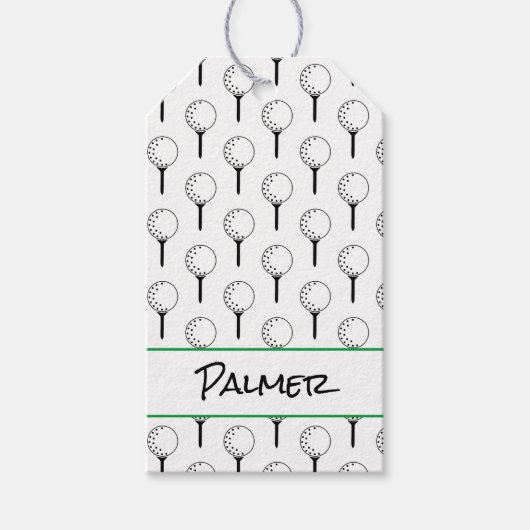 ゴルフTeeゴルフボール名スポーツおもしろい ギフトタグ (正面)