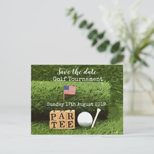 ゴルフUSAでゴルフトーナメントの日付を保存する.flag 案内ポストカード (スタンド正面)