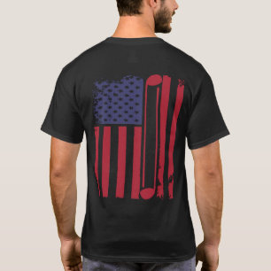 ゴルフUSA国旗 Tシャツ