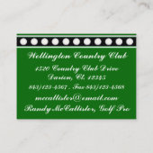 ゴルフVIPカード – SRF 名刺 (裏面)