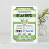 ゴルフVIPチケット バー・バ・ミツヴァ招待状 招待状 (スタンド正面)