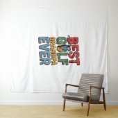 ゴル最高のフグランパエバー タペストリー (インサイチュ(横))