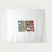 ゴル最高のフグランパエバー タペストリー (正面(横))