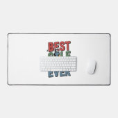 ゴル最高のフグランパエバー デスクマット (キーボード&マウス)