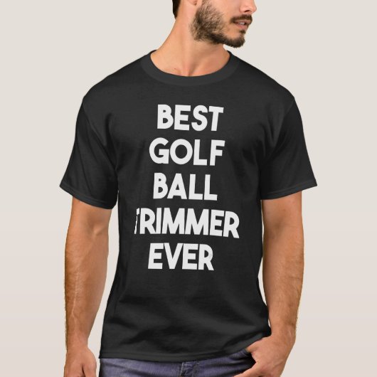 ゴル最高のフ・ボール・トリマー Tシャツ (正面)