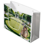 ゴル結婚フ ラージペーパーバッグ (正面アングル)