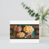 ゴレガプペパンニプリインディアン料理スナック ポストカード (スタンド正面)