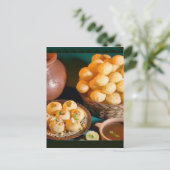 ゴレガプペパンニプリインディアン料理スナック ポストカード (スタンド正面)