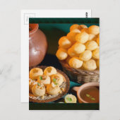 ゴレガプペパンニプリインディアン料理スナック ポストカード (正面/裏面)