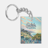 ゴレタカリフォルニアサンタバーバライスラビスタヴィンテージ キーホルダー (正面左)