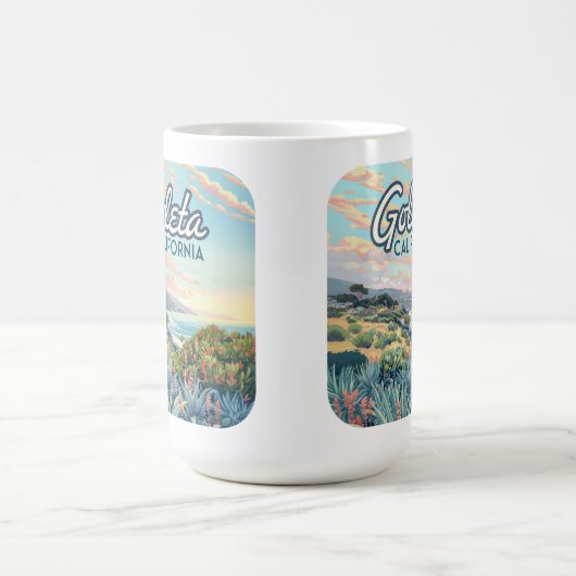 ゴレタカリフォルニアサンタバーバライスラビスタヴィンテージ コーヒーマグカップ (中央)