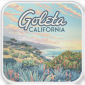 ゴレタカリフォルニアサンタバーバライスラビスタヴィンテージ シール (正面)