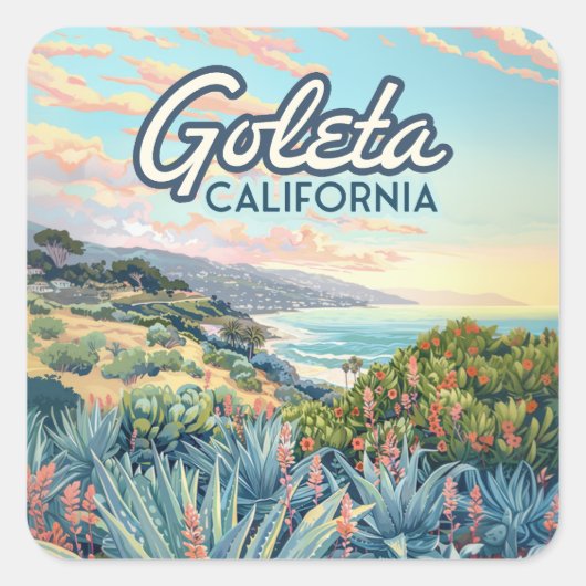 ゴレタカリフォルニアサンタバーバライスラビスタヴィンテージ スクエアシール (正面)