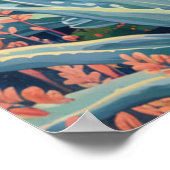 ゴレタカリフォルニアサンタバーバライスラビスタヴィンテージ ポスター (角)