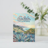 ゴレタカリフォルニアサンタバーバライスラビスタヴィンテージ ポストカード (スタンド正面)